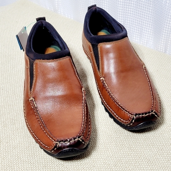 NWT H.S. Trask Bison Leather Driving Loafer Men's (11M) - Picture 1 of 11